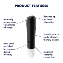 Satisfyer Ultra Bullet 2 Mini Vibrator -Vibrators winkel SatisfyerUltraBullet2MiniVibratorZwart 3 80b704d7 4f5c 4502 826c 66a267b46be9