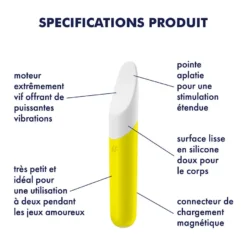 Satisfyer Ultra Bullet 7 Mini Vibrator 15 Satisfyer Ultra Bullet 7 Mini Vibrator -Vibrators winkel SatisfyerUltraBullet7MiniVibromasseurJaune 1 9652e07d 8fe3 453d 94f0 c19ebb083118