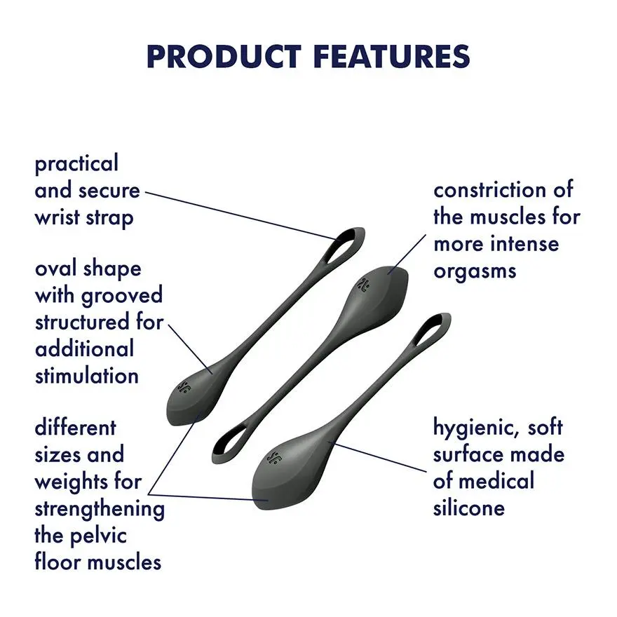 Satisfyer Yoni Power 2 Geishaballen Training Set 2 Satisfyer Yoni Power 2 Geishaballen Training Set - Afbeelding 2