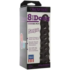 Doc Johnson Vac-U-Lock CodeBlack Raging Hard-Ons Dildo 20 Cm -Vibrators winkel Vac U LockCodeBlackRagingHard Ons 2