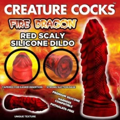 XR Brands Creature Cocks Fire Dragon Dildo 21 Cm 11 XR Brands Creature Cocks Fire Dragon Dildo 21 Cm -Vibrators winkel XRBrandsCreatureCocksFireDragonDildo1