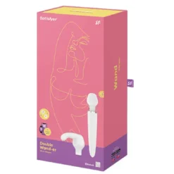 Satisfyer Double Wand-er Wand Massager -Vibrators winkel double wander