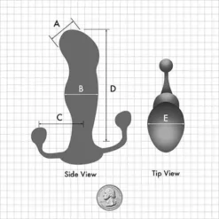 Aneros Progasm Prostaat Massager Rood -Vibrators winkel progasm specs