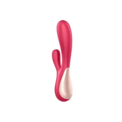 Satisfyer Mono Flex Rabbit Vibrator 16 Satisfyer Mono Flex Rabbit Vibrator -Vibrators winkel satisfyer mono flex vibrator red side view