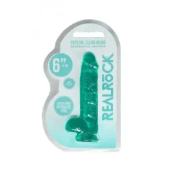 RealRock Realistische Dildo Met Ballen Turquoise 15 Cm -Vibrators winkel timthumb 1406687c 1784 46d3 8686 7df42d1fa669