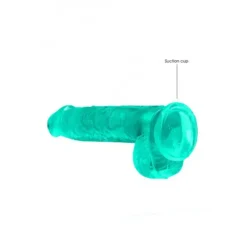 RealRock Realistische Dildo Met Ballen Turquoise 15 Cm -Vibrators winkel timthumb 2245f151 ca5e 4dec aea1 c490a45eabab