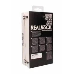 RealRock Realistische Vibrator Zwart Met Afstandsbediening 28 Cm -Vibrators winkel timthumb 32958da9 2b2d 40f1 b050 da841b77f879