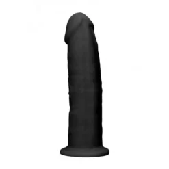 RealRock Realistische Dildo Zonder Ballen Zwart 19,2 Cm