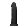 RealRock Realistische Dildo Zonder Ballen Zwart 22,8 Cm