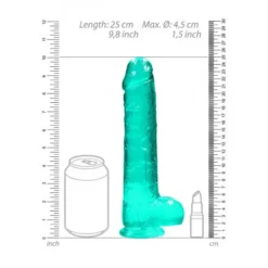 RealRock Realistische Dildo Met Ballen Turquoise 25 Cm -Vibrators winkel timthumb 7cefea95 cdf2 476a 9cf6 35a053457cfd