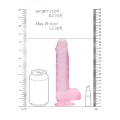RealRock Realistische Dildo Met Ballen Roos 20 Cm -Vibrators winkel timthumb 7e914a58 0e18 48f8 a464 72a879738ef0