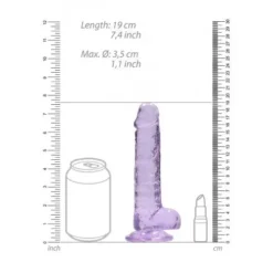 RealRock Realistische Dildo Met Ballen Paars 18 Cm -Vibrators winkel timthumb 81074b53 b69c 436f a7f0 2f7af6520b80