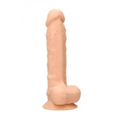 RealRock Realistische Dildo Met Ballen Blank 22,8 Cm