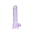 RealRock Realistische Dildo Met Ballen Paars 20 Cm