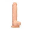 RealRock Realistische Dildo Met Ballen Blank 17,8 Cm