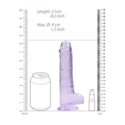 RealRock Realistische Dildo Met Ballen Paars 20 Cm -Vibrators winkel timthumb b301511c 052a 4414 beb2 38f6fd7adb21