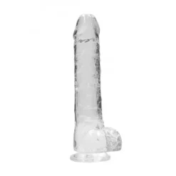 RealRock Realistische Dildo Met Ballen Transparant 23 Cm
