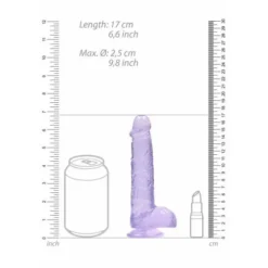 RealRock Realistische Dildo Met Ballen Paars 15 Cm -Vibrators winkel timthumb b687731e 2b18 43e9 b987 71d8c6587240