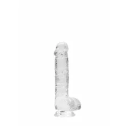RealRock Realistische Dildo Met Ballen Transparant 15 Cm